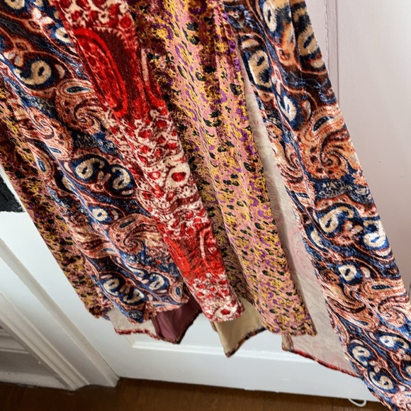 FREE PEOPLE HIGH ATLAS VELVET PANEL SKIRT - Picture 6 of 14